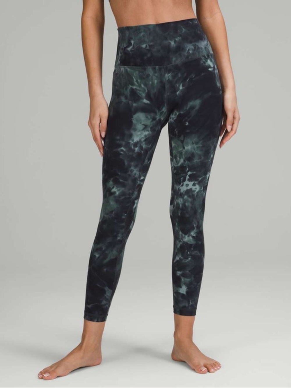 Lululemon Align High-Rise Pant 25" Diamond Dye Blue Grey Size 16